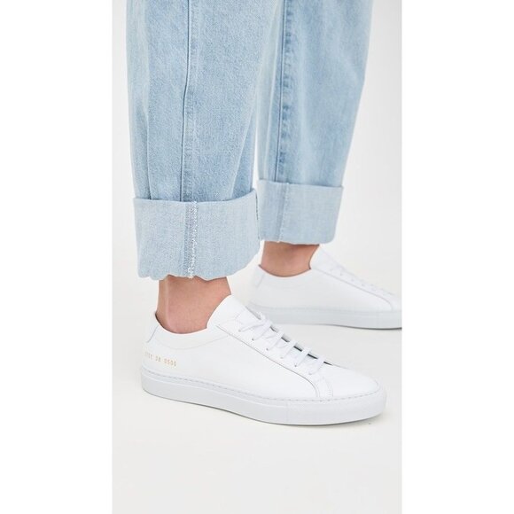 Common Projects Original Achilles Sneakers in White - Picture 2 of 9